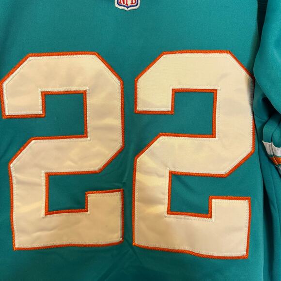 Mitchell & Ness Dolphins #22 Mercury Morris Throwback Jersey Size 56 NFL - Picture 4 of 6